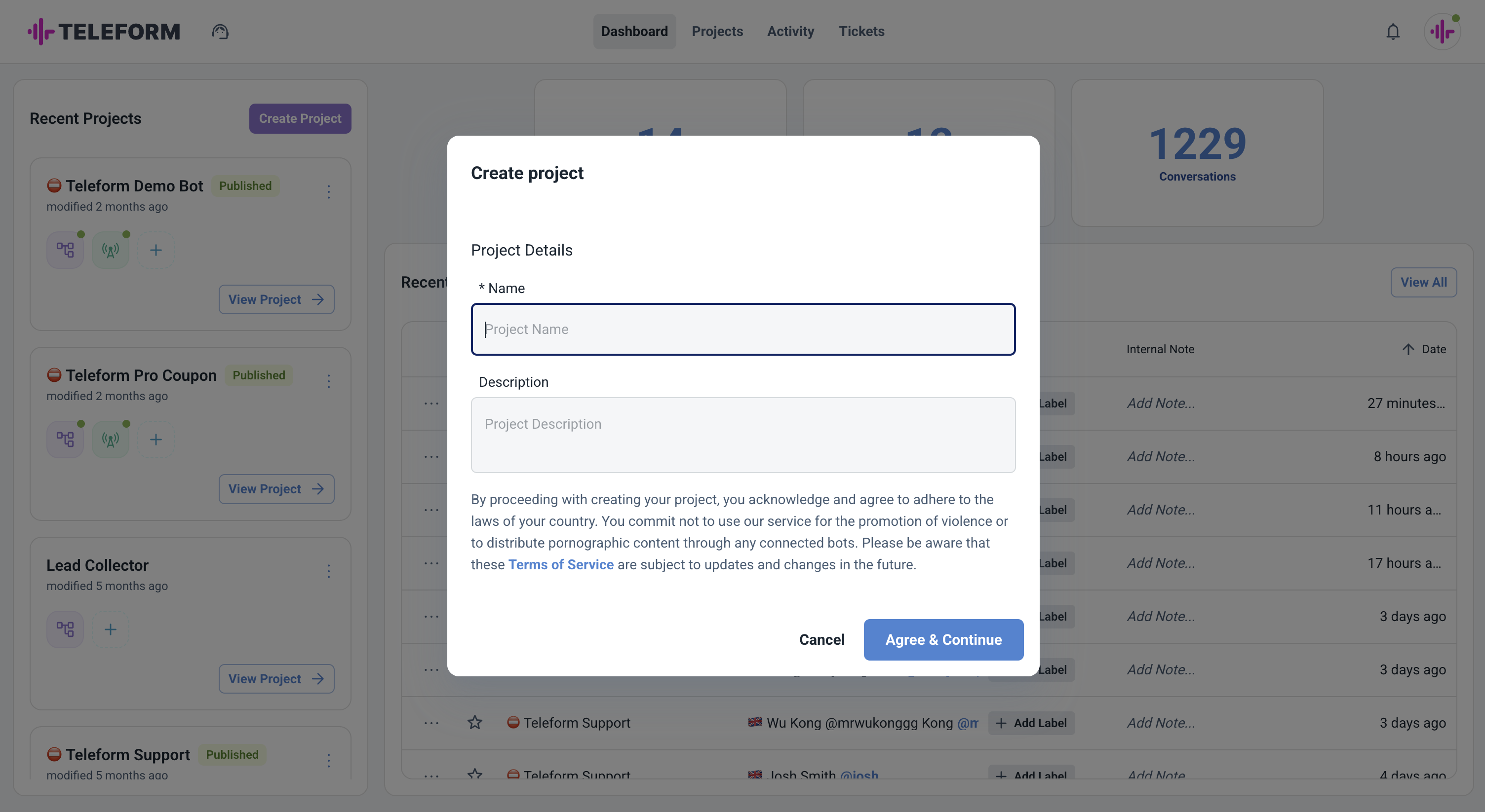 Bulk Messenger Interface